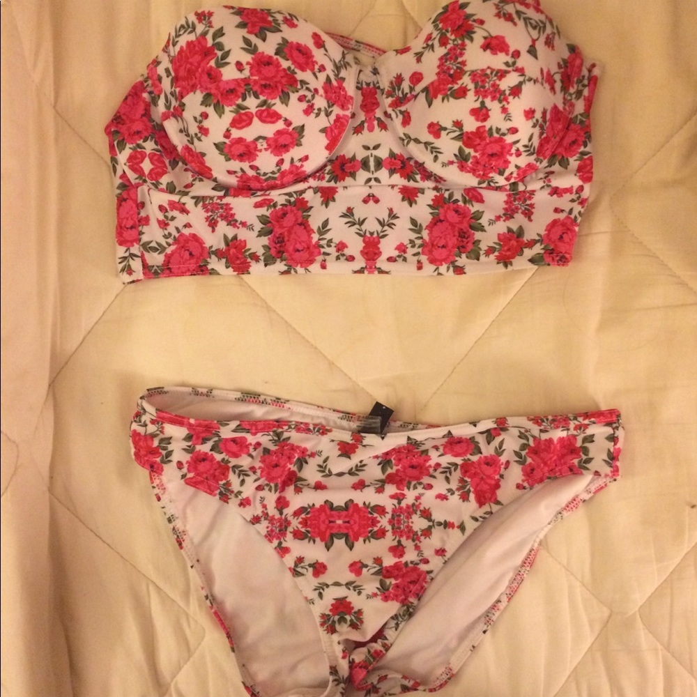 ASOS South Beach floral bikini
